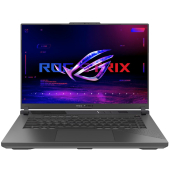 Лаптоп Asus Strix G16 G614PM-RV160,Ryzen 9 8940HX 2.4GHz (80MB Cache, up to 5.3GHz, 16 cores, 32 Threads)16.0  WUXGA 1920X1200 16:10 Bend+300nits Anti-Glare sRGB 100% Wide View,165Hz,DDR5 32GB ( 16GB DDR5-5200 SO-DIMM *2 ) ,1TB G4 , RTX 5060  8GB,Wi-Fi 6E