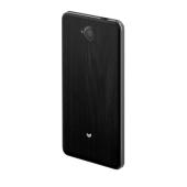MS LUMIA 650 BACK CVR BLK WOOD