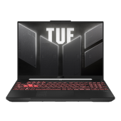 Лаптоп Asus TUF F16  FA607NUG-RL117,AMD Ryzen 7 ( R7 6C H) 16.0  WUXGA(1920X1200) 16:10 Bend+300nits AG,144 Hz,16GB DDR5 4800 Mhz(2*8),512 GB M.2 SSD,RTX 4050 6GB GDDR6,Wi-Fi 6(802.11ax),Backlit Chiclet Keyboard 1-Zone RGB, no OS, Mecha Gray